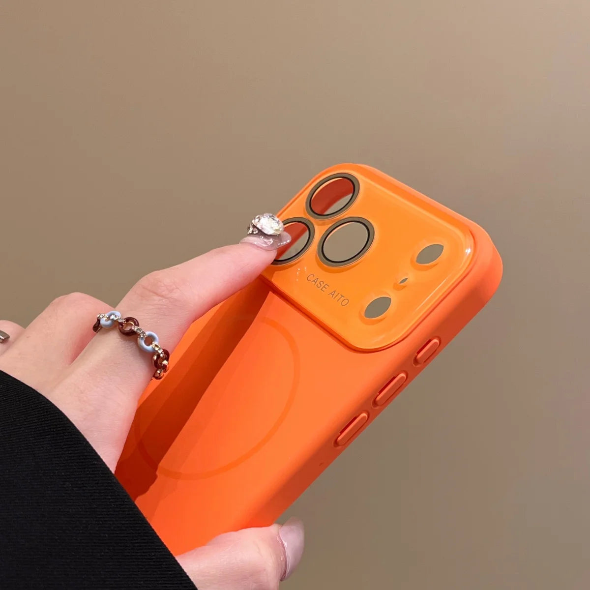 Magnetic Liquid Silicone Phone Case