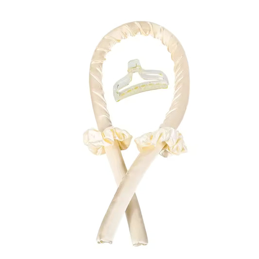 Heatless Curling Headband – Soft Silk Hair Curls