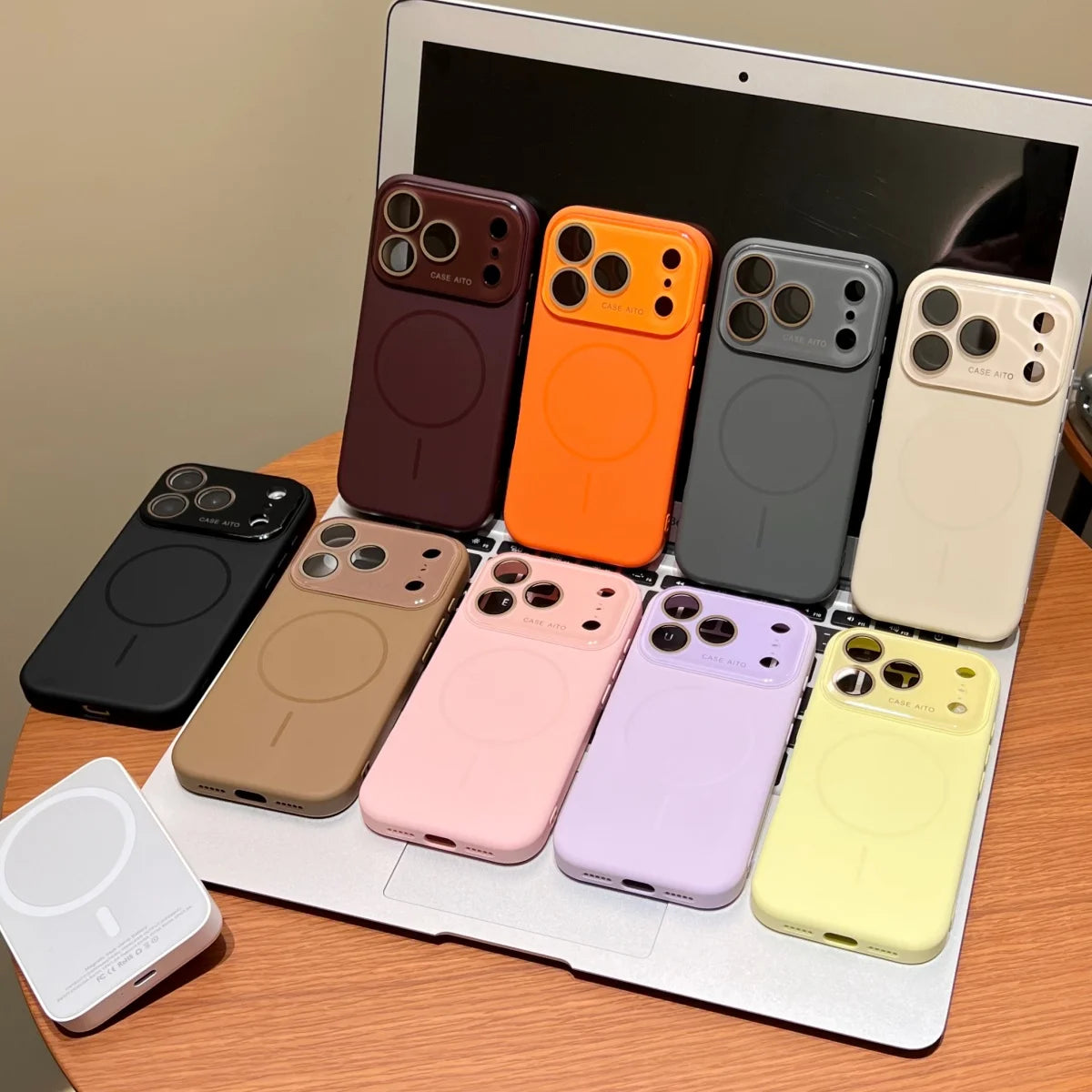 Magnetic Liquid Silicone Phone Case