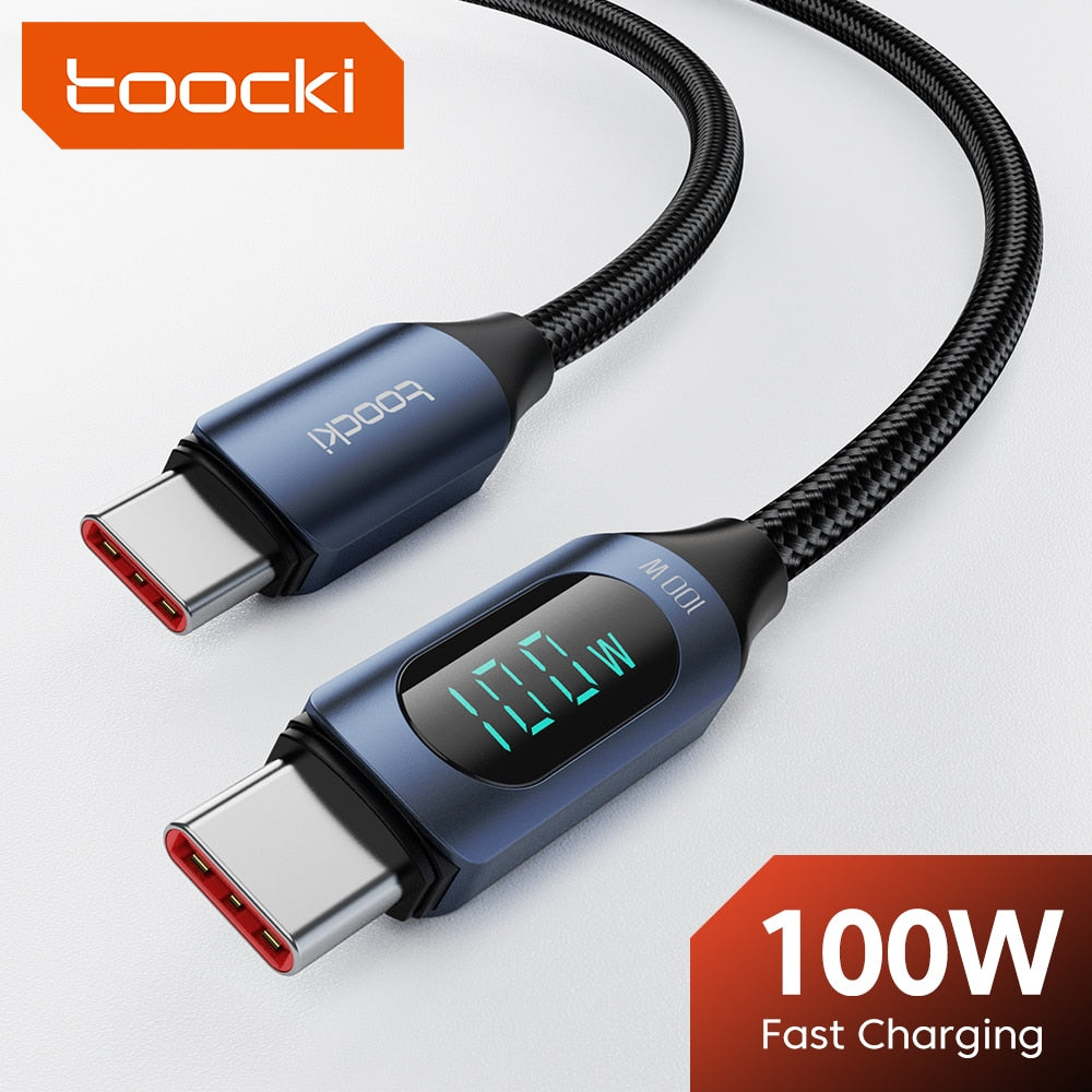 USB-C to USB-C 100W PD Cable – Power Display
