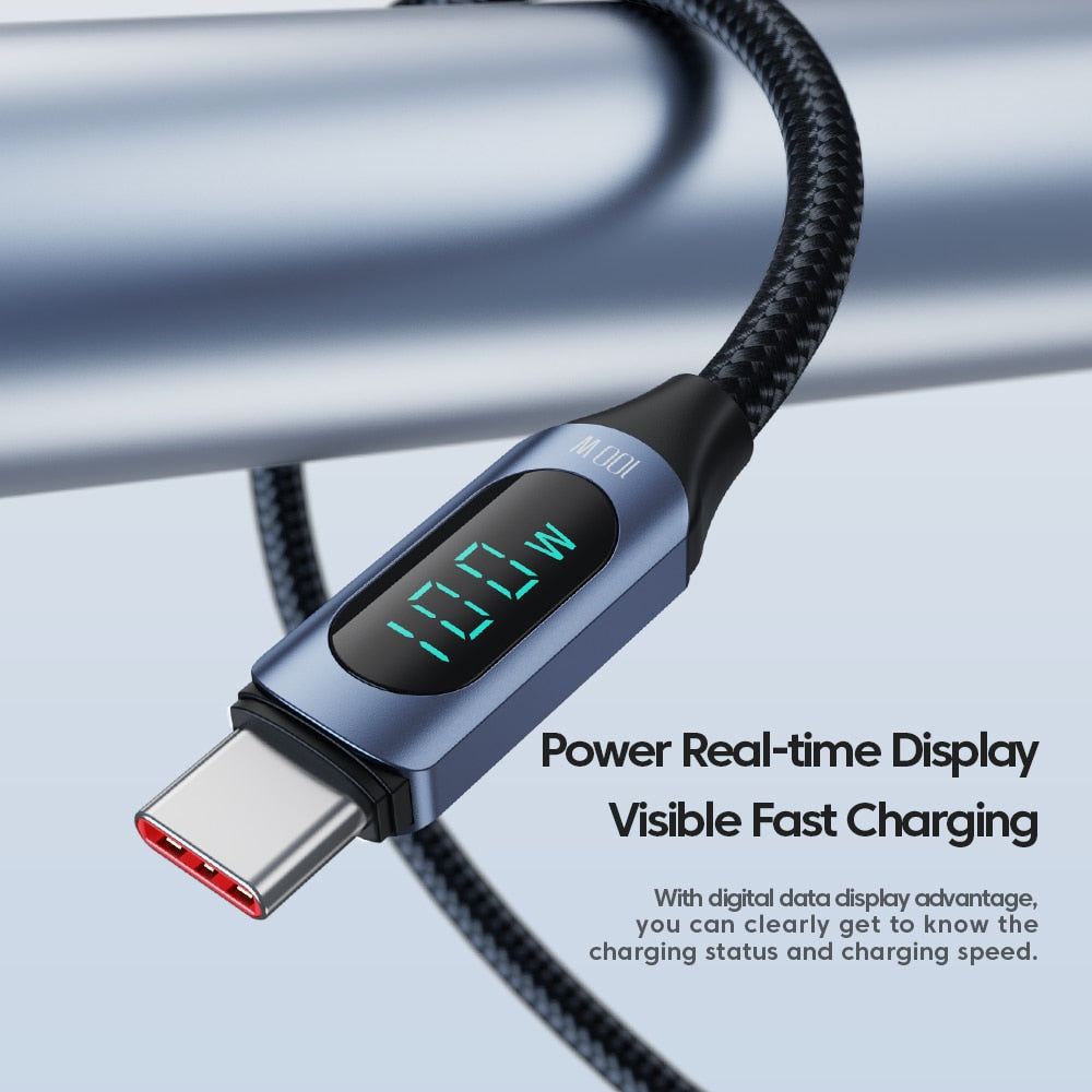 USB-C to USB-C 100W PD Cable – Power Display