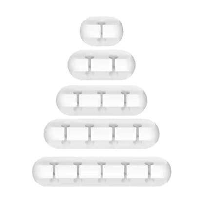 Silicone Cable Organizer Clips – Desk & Office