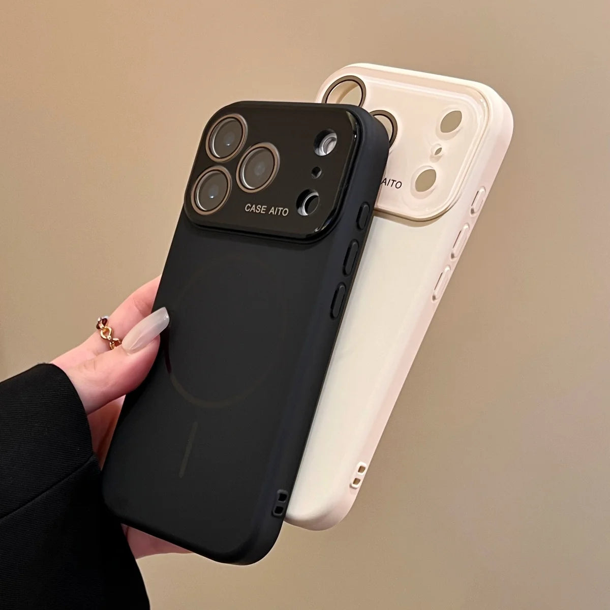 Magnetic Liquid Silicone Phone Case