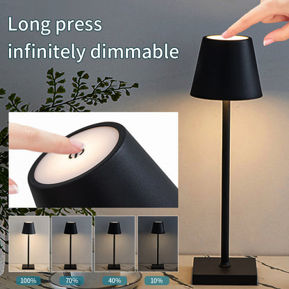 Rechargeable LED Table Lamp – Touch Dimmable