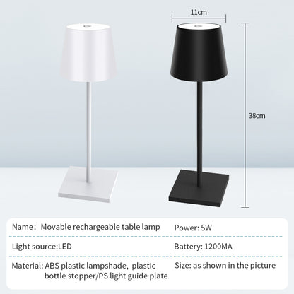 Rechargeable LED Table Lamp – Touch Dimmable