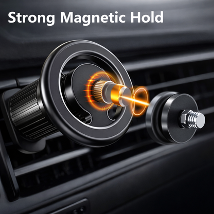 Magnetic Car Phone Holder – 360° Rotation